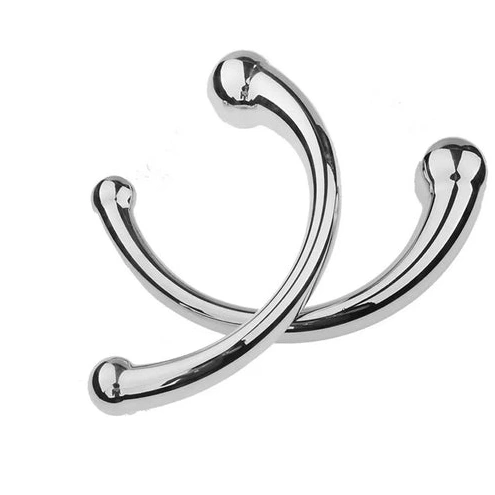 Hook Ended 5858 Double Anal Steel Stainless Elegant 1104